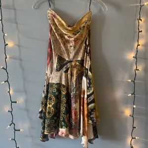 Roberto cavalli multi color floral silk skirt XS